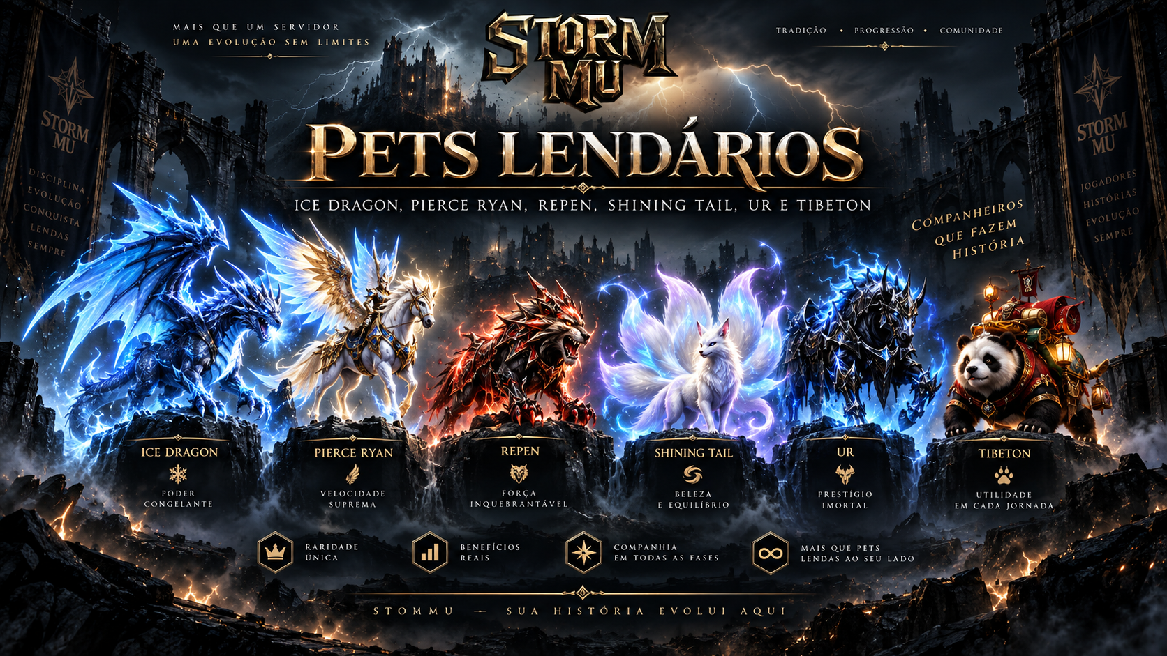 Pets lendários stormmu