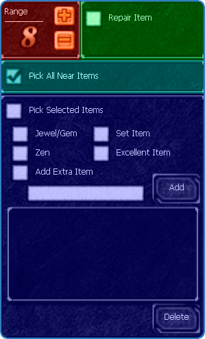 Interface de Coleta Mu Helper