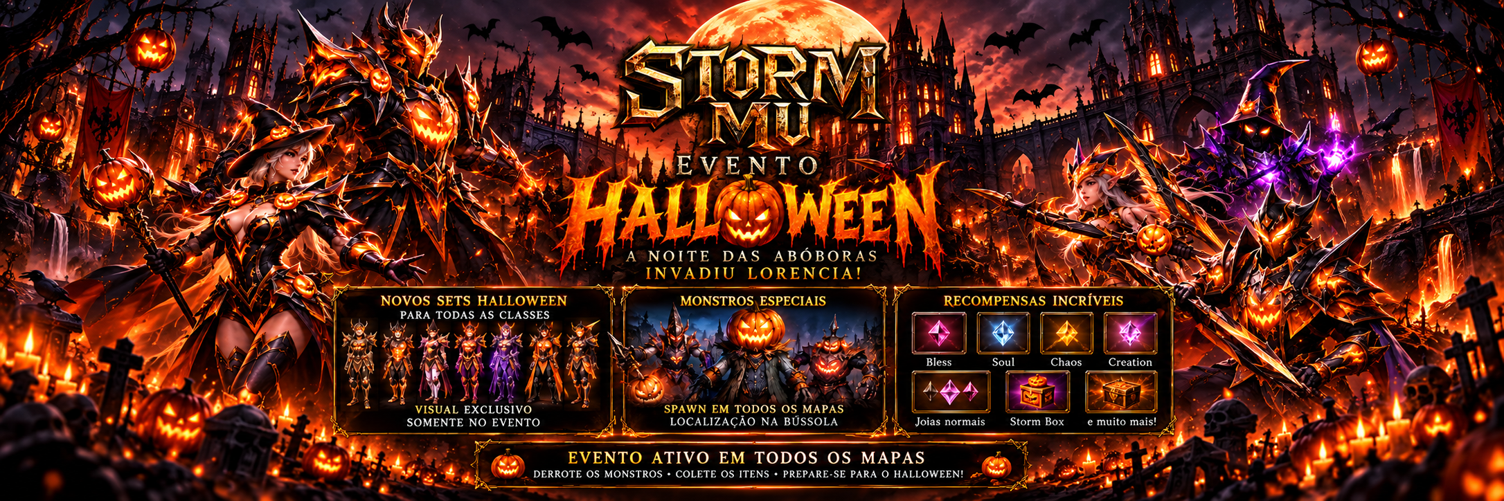O HALLOWEEN CHEGOU AO STORMMU!